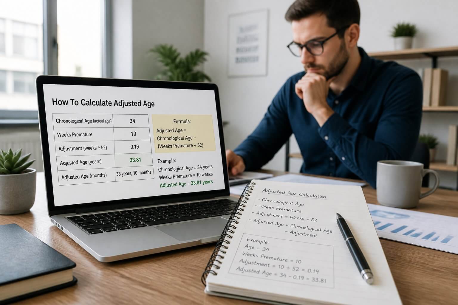 How To Calculate Adjusted Age
